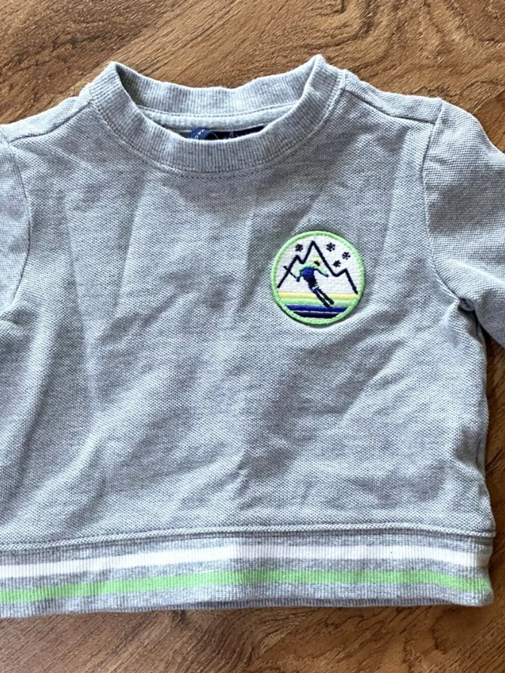 Lot of 2 Outfits-MONICA +ANDY Smores & JANIE JACK Ski-Sweatshirts/Joggers-6-12M